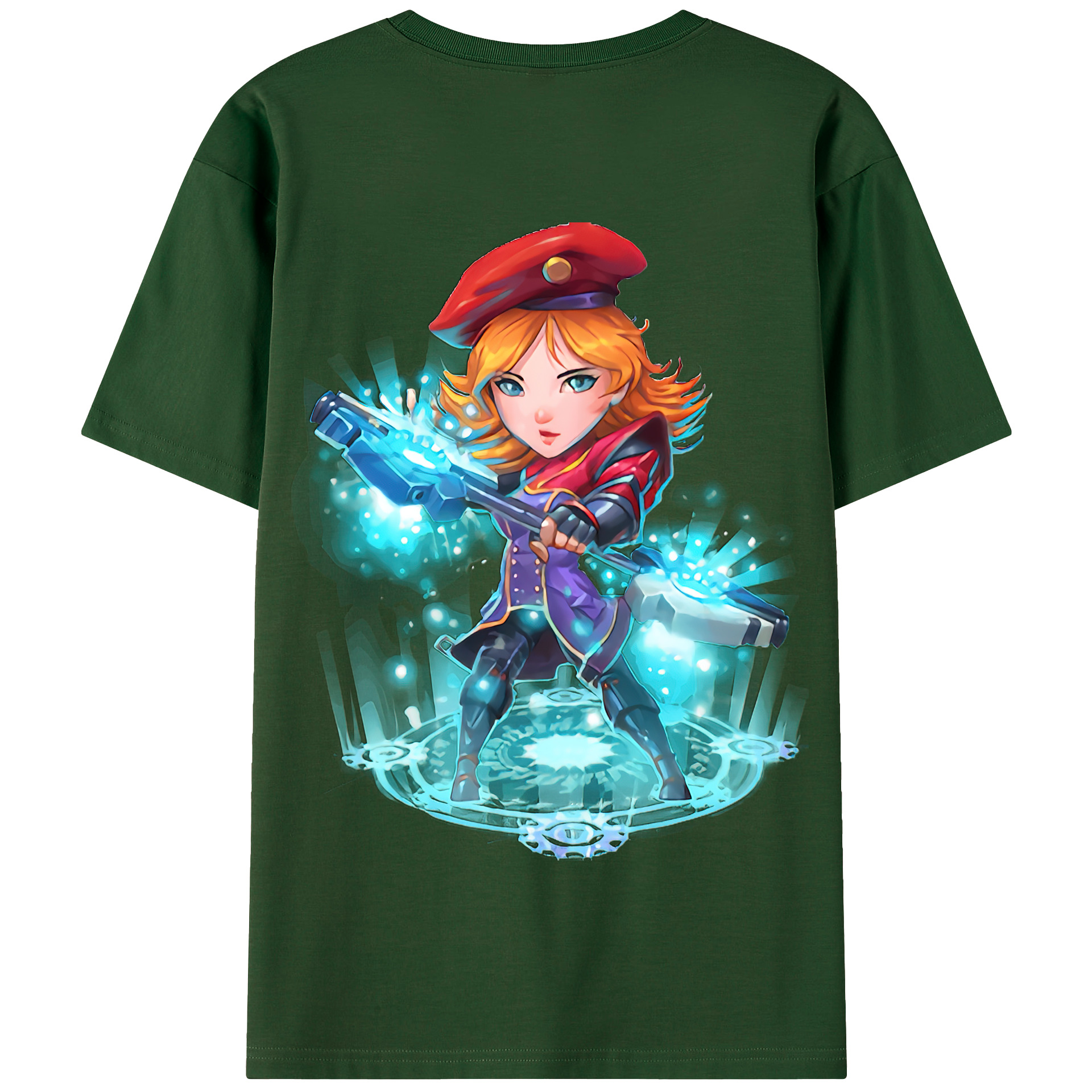 リーグ・オブ・レジェンド League of Legends LOL 綿100％半袖Tシャツ（背面プリント）